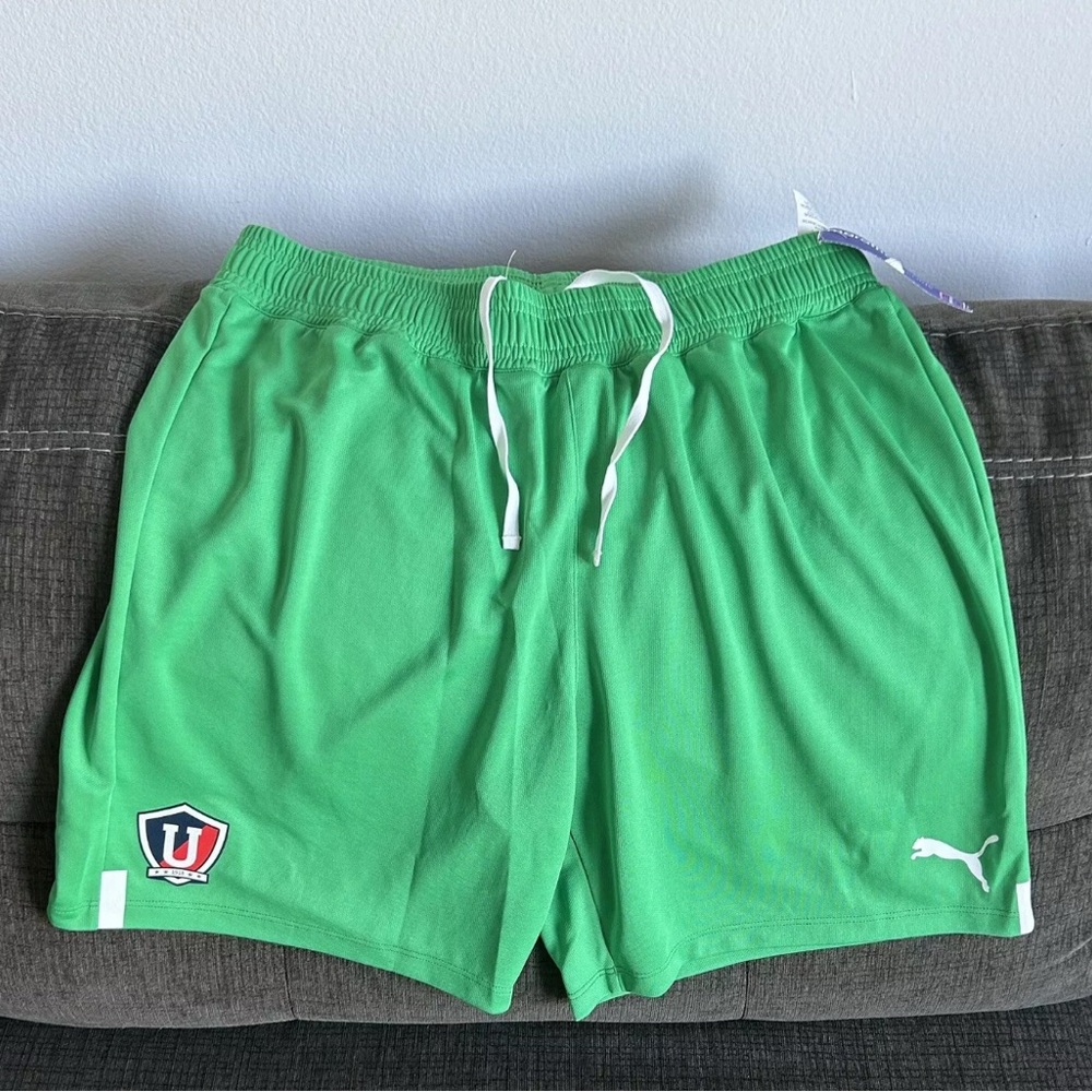 Puma Authentic Ecuador LDU Liga de Quito Soccer Keeper Green Shorts Men’s Sz: L